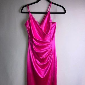 BLUE. S Hot Pink Dress